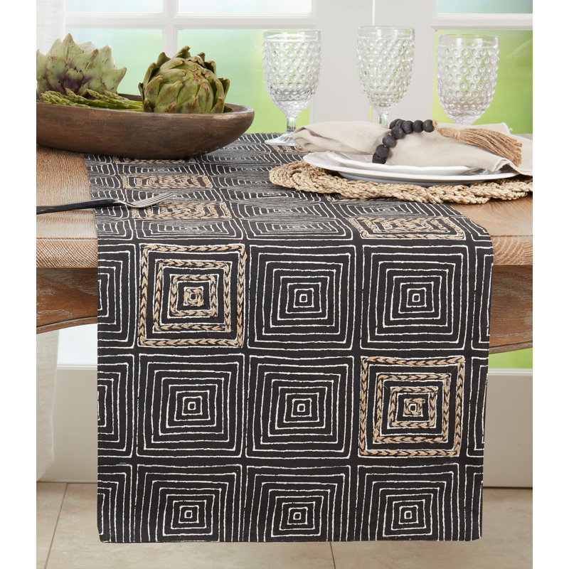Saro Rectangular Table Runner | Wayfair
